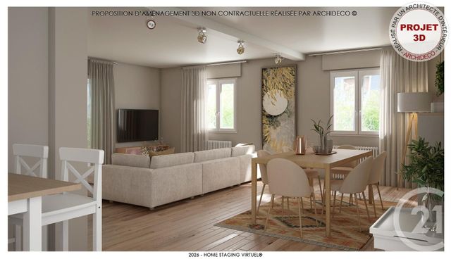 maison à vendre - 7 pièces - 224.0 m2 - DONVILLE LES BAINS - 50 - BASSE-NORMANDIE - Century 21 Royer Immo