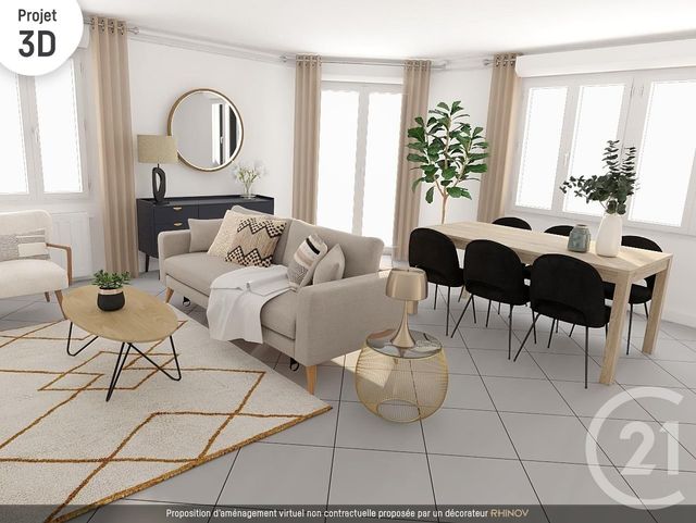 Afficher la photo en grand Appartement F4 à vendre - 4 pièces - 84.99 m2 - GRANVILLE - 50 - BASSE-NORMANDIE - Century 21 Royer Immo