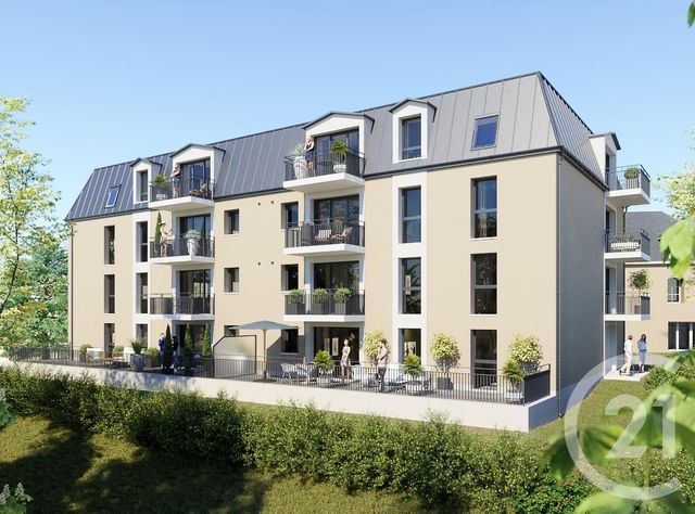 Appartement F3 à vendre - 3 pièces - 61.58 m2 - DONVILLE LES BAINS - 50 - BASSE-NORMANDIE - Century 21 Royer Immo