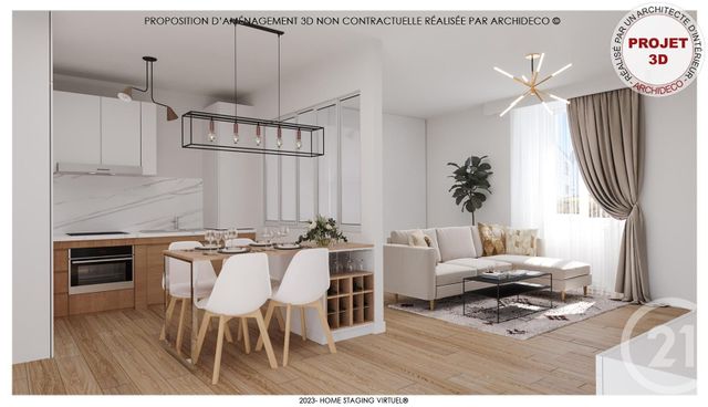 Appartement F2 à vendre - 2 pièces - 53.74 m2 - GRANVILLE - 50 - BASSE-NORMANDIE - Century 21 Royer Immo