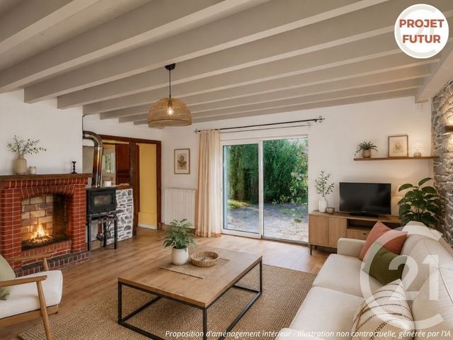 maison à vendre - 3 pièces - 67.0 m2 - VAINS - 50 - BASSE-NORMANDIE - Century 21 Royer Immo